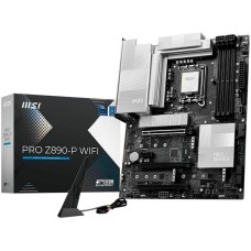 Материнская плата MSI Материнская плата PRO Z890-P WIFI Z890, LGA1851, 4*DDR5, 3*PCIEx16, 4*M.2, 2*TypeC, 1*USB3.2Gen2, 6*USB3.2Gen1, 8*USB2.0, 4*SATA3.0, 5G, Type-C(DP), DP, HDMI, ATX, RTL