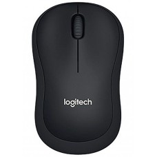 LOGITECH Мышь беспроводная B220 Silent Black черная, оптическая, 1000dpi, 2.4GHz, USB-ресивер, бесшумная, под любую руку, RTL