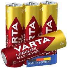 VARTA Батарейка LONGLIFE MAX POWER (MAX TECH) LR6 AA BL4 Alkaline 1.5V (4706)
