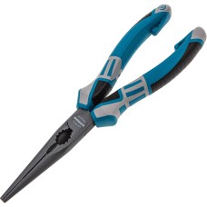 Длинногубцы GROSS Длинногубцы прямые 205 мм, трехкомпонентные рукоятки 17171