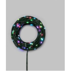 NEON-NIGHT Умная гирлянда Роса с крупными каплями 30м 300 LED RGB мягкий зеленый провод IP20 USB