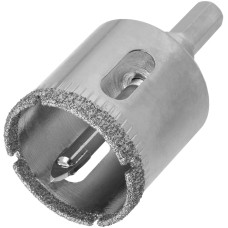 СИБРТЕХ Сверло по керамической плитке и стеклу, 30 х 55 мм, шестигранный хвостовик, с центрующим сверлом 72716