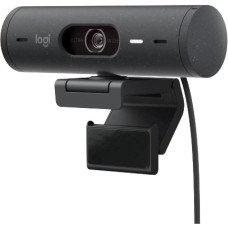 LOGITECH Web-камера HD Webcam Brio 500, черный/черный [960-001423]