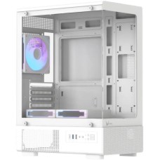 Корпус для ПК FORMULA Корпус mATX Crystal Z1CM v2, Mini-Tower, без БП, белый [crystal z1cm white v2]