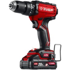 ЗУБР Дрель-шуруповерт ДБУ-65-22 40Вт аккум. патрон:быстрозажимной