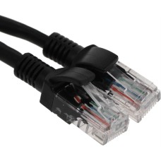 NTSS Патч-корд -PC-UTP-RJ45-5e-1.0-LSZH-BL UTP RJ-45 вил.-вилка RJ-45 кат.5E 1м черный LSZH 26AWG