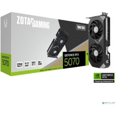 Видеокарта ZOTAC Видеокарта GAMING GeForce RTX 5070 Twin Edge 12GB GDDR7 192bit 2165/2512 MHz 3*DP/HDMI 2*FAN (ZT-B50700E-10P) RTL