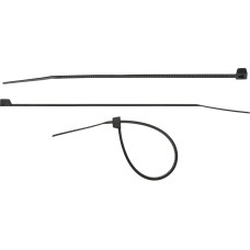 СИБИН ХС-Ч, 7.6 x 300 мм, нейлон РА66, 100 шт, черные, хомуты-стяжки (3788-76-300)