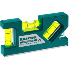 KRAFTOOL Mini-Pro 3, 100 мм, магнитный компактный уровень (34861-010)