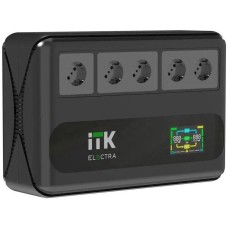 ITK Источник бесперебойного питания Electra ELT5-600VA-1-001 360Вт 600ВА черный