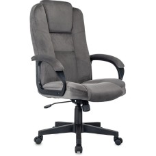 Кресло БЮРОКРАТ Кресло руководителя CH-800 Fabric темно-серый крестов. пластик