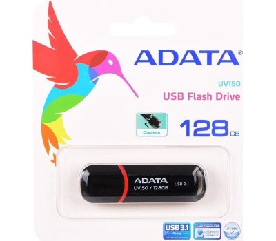 USB флеш A-DATA 128GB UV150 USB 3.0 черный (AUV150-128G-RBK)