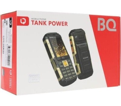 Телефон мобильный BQ 2430 Tank Power Black/Gold
