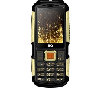 Телефон мобильный BQ 2430 Tank Power Black/Gold