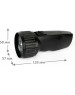 Светодиодный фонарь ULTRAFLASH (14020) LED3859 Аккумуляторный фонарь черный