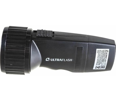 Светодиодный фонарь ULTRAFLASH (14020) LED3859 Аккумуляторный фонарь черный
