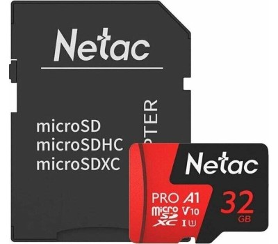 Карта памяти NETAC 32Gb MicroSD P500 Extreme Pro (NT02P500PRO-032G-S)