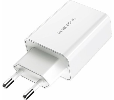 Сетевое ЗУ BOROFONE (6931474702487) BA21A QC3.0 для Type-c - белый