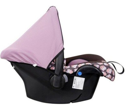 Автокресло детское KIDS PLANET (KRES2560) Luna, розовые совы