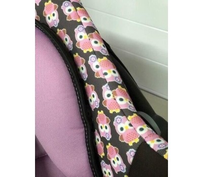 Автокресло детское KIDS PLANET (KRES2560) Luna, розовые совы