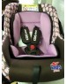 Автокресло детское KIDS PLANET (KRES2560) Luna, розовые совы