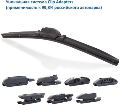 Щетка стеклоочистителя GOODYEAR GY000441 PREMIUM 21''/53см бескаркасная