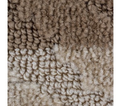 Коврик д/ванной комнаты САНАКС 00239 Коврик в ванную SILVER 19 двойной КРЕМОВЫЙ 60х100+50х60см