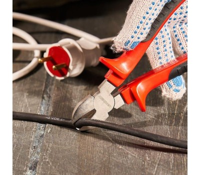 Ручной инструмент REXANT (12-4615) Бокорезы 180 мм никелированные, двухкомпонентные рукоятки