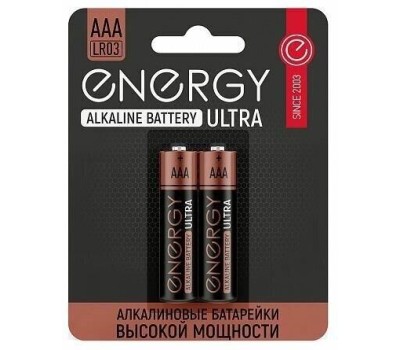 Батарейка ENERGY Батарейка алкалиновая Energy Ultra LR03/2B (АAА) (104404)