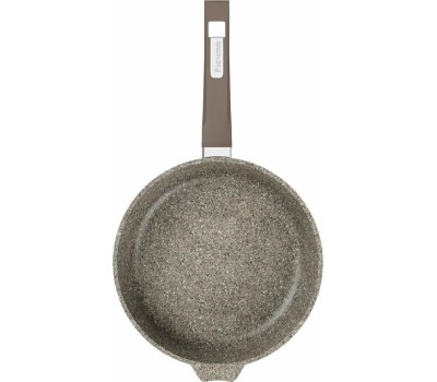 Сковорода МЕЧТА С22902 Premium (mokko)22см с несъемн. ручкой и стекл. крышкой