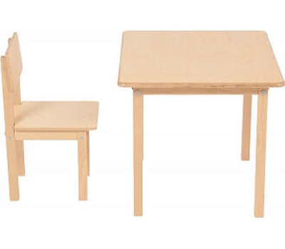 Комплект детской мебели POLINI Комплект детской мебели Polini kids Simple 105 S, натуральный (1кор)