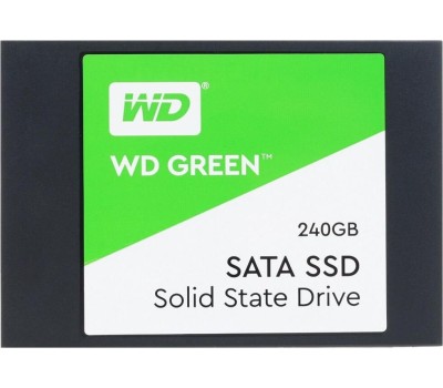 WD SSD GREEN 240Gb SATA3 2,5”/7мм WDS240G3G0A (аналог WDS240G2G0A), 1 year
