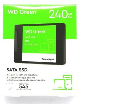 WD SSD GREEN 240Gb SATA3 2,5”/7мм WDS240G3G0A (аналог WDS240G2G0A), 1 year