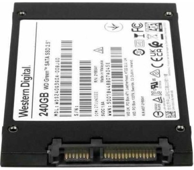 WD SSD GREEN 240Gb SATA3 2,5”/7мм WDS240G3G0A (аналог WDS240G2G0A), 1 year