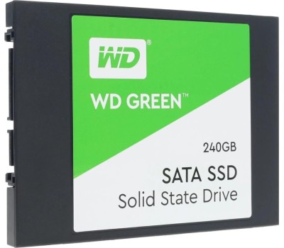 WD SSD GREEN 240Gb SATA3 2,5”/7мм WDS240G3G0A (аналог WDS240G2G0A), 1 year