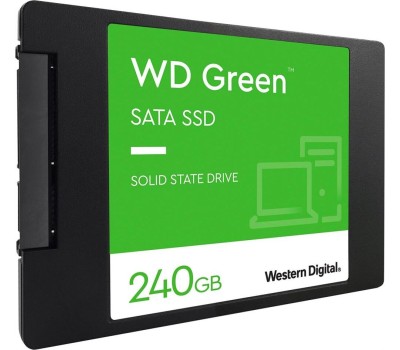 WD SSD GREEN 240Gb SATA3 2,5”/7мм WDS240G3G0A (аналог WDS240G2G0A), 1 year