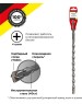 KRANZ (KR-91-0103) Бур по бетону 12x460x400 мм SDS PLUS крестовая пластина