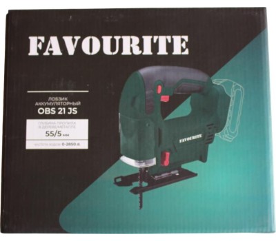 Лобзик FAVOURITE OBS 21 JS 21В (Без АКБ и ЗУ)