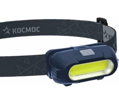 Фонарь налобный КОСМОС KOC514Lit Темно-серый