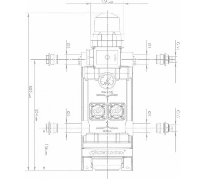 Насосная станция поверхностный Джилекс Комфорт Про 60/30 600Вт 3600л/час (4002)