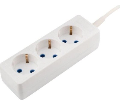 Удлинитель PROCONNECT (13-4209) 3 ГНЕЗДА, 3М, 3Х0,75 ММ2, С/З, БЕЛЫЙ