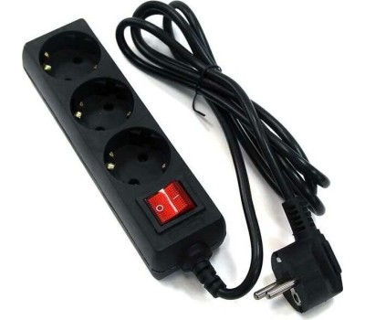 Сетевой фильтр 5BITES SP3B-518 GARDA - 3 роз - 1,8 м - черный