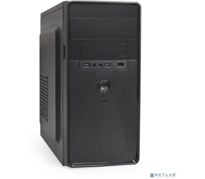 Корпус для ПК EXEGATE EX286429RUS Корпус Minitower BA-309U2 (mATX, без БП, 1*USB+2*USB3.0, HD аудио, черный)