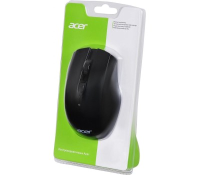 ACER Мышь OMR030 черный оптическая (1600dpi) беспроводная USB (3but)