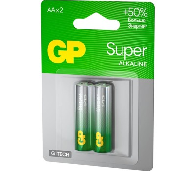 Алкалиновая батарейка GP (1223) 15AA21-2CRSBC2