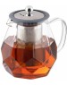 LEONORD Чайник заварочный, AROMA, 820 мл из боросиликатного стекла, корпус с гранями (106791)
