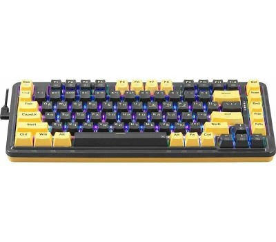 Клавиатура REDRAGON (71664) Elf RU,RGB,фиолет-желтый,гаскет