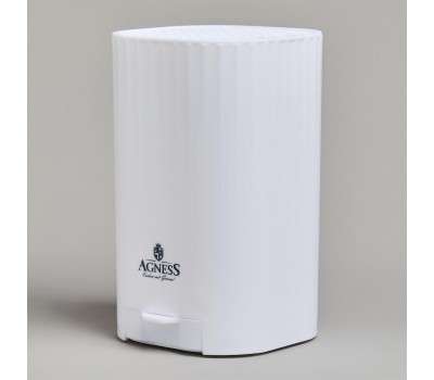 Подставка для ножей AGNESS 907-320 с точильным камнем 13,6*14,6*23см