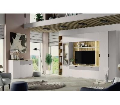 Корпусная мебель АНРЭКС MODERN Шкаф навесной 1D/87-30 Цвет ПЕРСИДСКИЙ ЖЕМЧУГ (2 уп.)