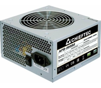 Блок питания CHIEFTEC Блок питания Value APB-500B8, 500Вт, 80 PLUS WHITE, 120мм, серый